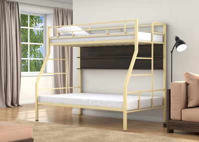 Двухъярусная кровать Раута Твист Слоновая кость полка венге фото