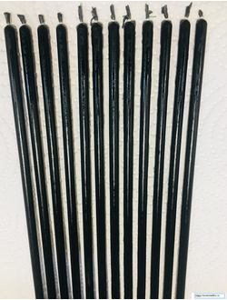 Свеча черная №120 (40 минут горения).