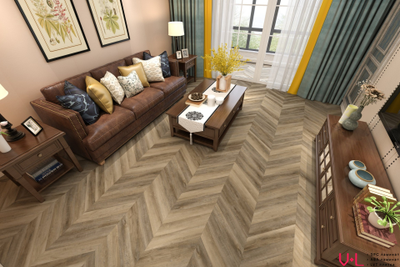SPC ламинат Damy Floor Chevron Amboise / Амбуаз DF06-Ch