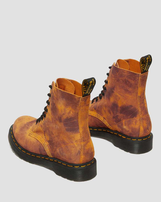 Dr Martens Pascal Tie Dye рыжие