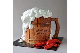 Торт "Кружка пива"