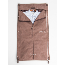 Портплед + дорожная сумка (2 в 1) Palermo Premium 
brown (арт. 4038-52)