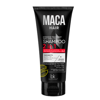 Белкосмекс MACA HAIR ШАМПУНЬ Интенсивный 2в1 против выпадения волос 180г