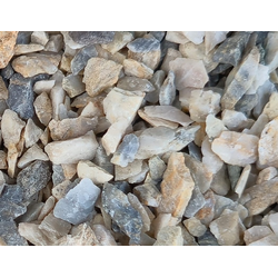 Медовая мраморная крошка, фракция 10-20 мм