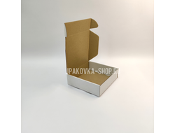 Коробка с откидной крышкой 150*150*50 мм БЕЛЫЙ