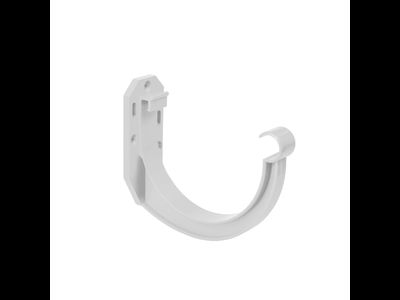 RAINWAY КРОНШТЕЙН ЖЕЛОБА СТАЛЬНОЙ, ЦВЕТ БЕЛЫЙ