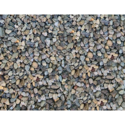 Галька речная пёстрая серо-синяя