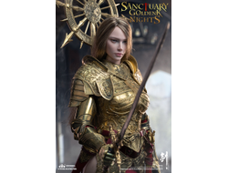 ПРЕДЗАКАЗ - Стражница святилища в золотом - Коллекционная фигурка 1/6 SWORDS OF CHAOS - GOLDEN TEMPLE GUARDIAN (BRASS EDITION) (SW002) - COOMODEL ?ЦЕНА: 43700 РУБ.?