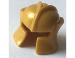 Minifigure, Headgear Helmet Castle with Cheek Protection Angled, Pearl Gold (48493 / 6291401)