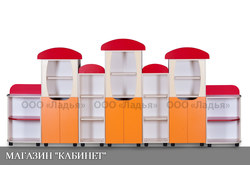 Стенка игровая ГРИБОК