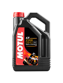 Масло моторное для 4-x тактных двигателей Motul 5W40 7100 4T SN/MA2 - 4 Л (104087)