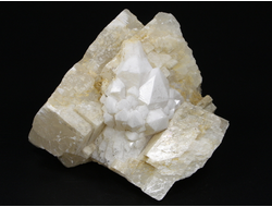 Кальцит, Кварц молочный, Россия, Дальнегорск (94*87*75 мм, 635 г) №26040