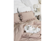 Постельный комплект с оборками "бежевый" (хлопок 100%)