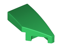 Wedge 2 x 1 x 2/3 Right, Green (29119 / 6290601)