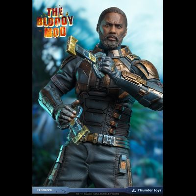 Бладспорт (Bloodsport, Идрис Эльба, "Отряд Самоубийц: Миссия навылет") - КОЛЛЕКЦИОННАЯ ФИГУРКА 1/6 scale the BloodyMod (TD2022B) - Thundertoys