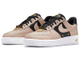 Бежево-черные кроссовки Nike Air Force 1 '07 PRM Particle Beige фото