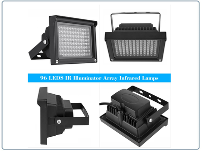 DE-IRS1120B ИК прожектор (840 нм), питание 12 В (дальность подсветки до 60 м.)