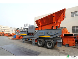 Мобильный дробильно-сортировочный комплекс (роторная дробилка+питатель) HX3S184FW210III