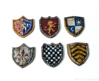 Decorative shields (painted)