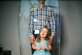 Шоу мыльных пузырей