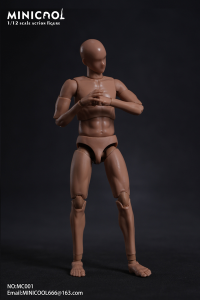 Мужское тело с фиксированной шеей - Коллекционная фигурка 1/12 scale 6-inch action figure male body (MC006) - MINI COOL