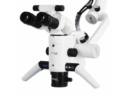 JustVision by Semorr JVM D - операционный микроскоп с плавным изменением увеличения, LED-подсветкой и объективом с изменяемым рабочим расстоянием (f=180-460), встроенной Wi-Fi 4К камерой, удлиненными окулярами, мобильное крепление (Китай)