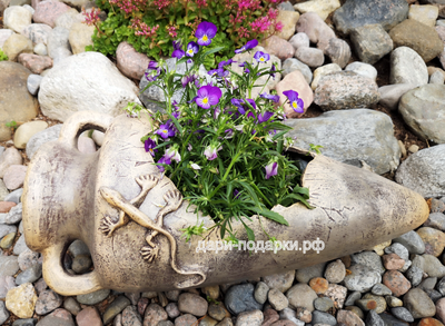 Кашпо Амфора Греческая 30*60*30см    5,4кг    полистоун Россия 3455/020051*