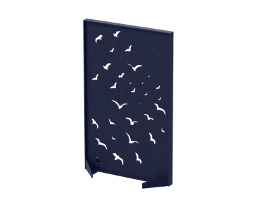 Перегородка прямоугольная с декором "Перелетные птицы"