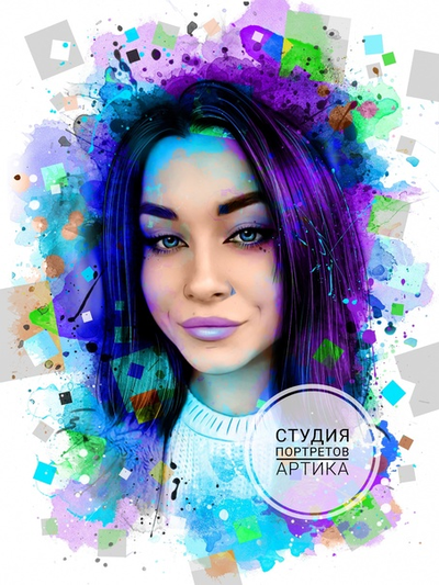 Портрет в Стиле НЕО 1 человек