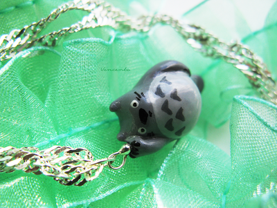 Тоторик. Кулон в виде Тоторо из мультфильма "Мой сосед Тоторо"