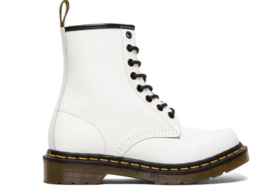 Ботинки Dr Martens 1460 Smooth Round Toe Lace-Up White белые