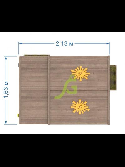 Детский домик IgraGrad Коттедж 2