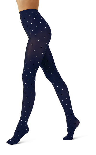 Колготки женские MiNiMi Micro Pois 100 den синий