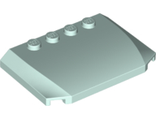 Wedge 4 x 6 x 2/3 Triple Curved, Light Aqua (52031 / 6186658 / 4648250)