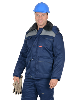 Куртка -ПРОФЕССИОНАЛ синяя с серым