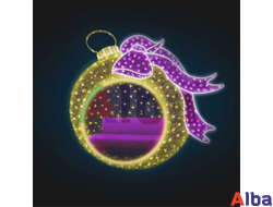 Световая фотозона Игрушка с бантом