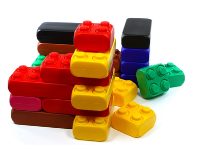 Конструктор детский «Веселые блоки»