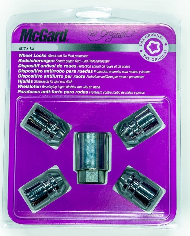 Секретные гайки М12х1.5 - McGard гайки м12х1.5 конус, 24195 SU_34195 SU ...
