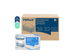 383200 Tellus Tork Протирочный нетканый материал для кухни 75 листов 1 слой WM4 белый