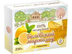 Мармелад "Лимон", без сахара, 230г (Давыдово)