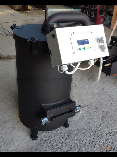 Полуавтоматический котел на отработанном масле 8 кВт