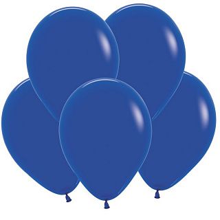 Воздушный шар с гелием "Синий пастель" 30 см