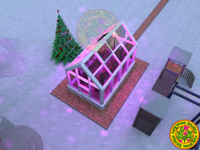 Зимняя Теплица КАЙ в классическом английском стиле с двускатной крышей размером 2.5х4 метра