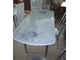 Стол раздвижной стекло 3D 1100*700 Сан
