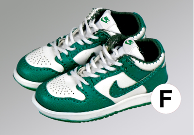 Кроссовки зеленые 1/6 (OS07F) -  Sneaker Series 3 - ONESIX-VERSE TOYS