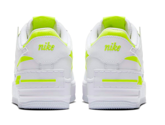 Nike Air Force 1 Shadow White Lemon Venom Volt