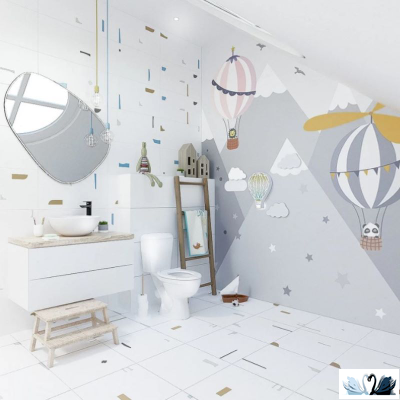 Унитаз-компакт Керамин Литл детский, белый, с бачком, сиденьем и механизмом Alcadrain