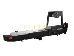 Задний силовой бампер серии Трофи на Nissan Navara III 2010-2015 (03.168.03)