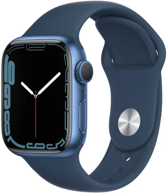 Умные часы Apple Watch Series 7 41 мм, синий омут