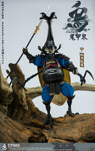 Жук-самурай с яри - Коллекционная ФИГУРКА 1/12 scale Samurai Beetle Dshitra (CT003) - CROWTOYS